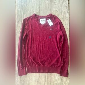 NWT Hollister Maroon Long Sleeve Shirt Size XS
